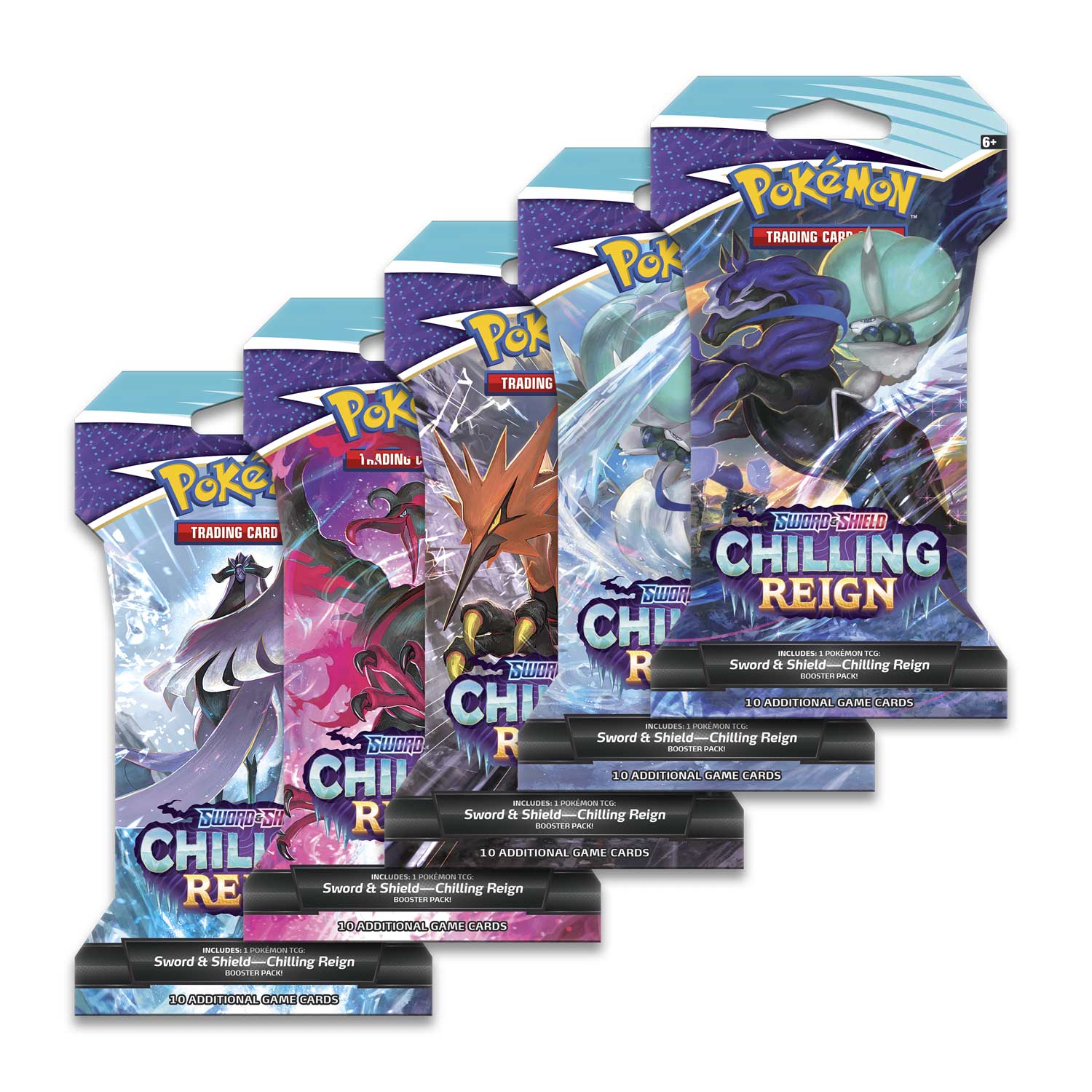 Sword & Shield: Chilling Reign - Sleeved Booster Pack | Total Play