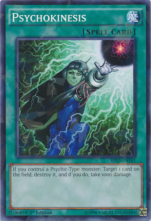 Psychokinesis [BP03-EN161] Shatterfoil Rare | Total Play