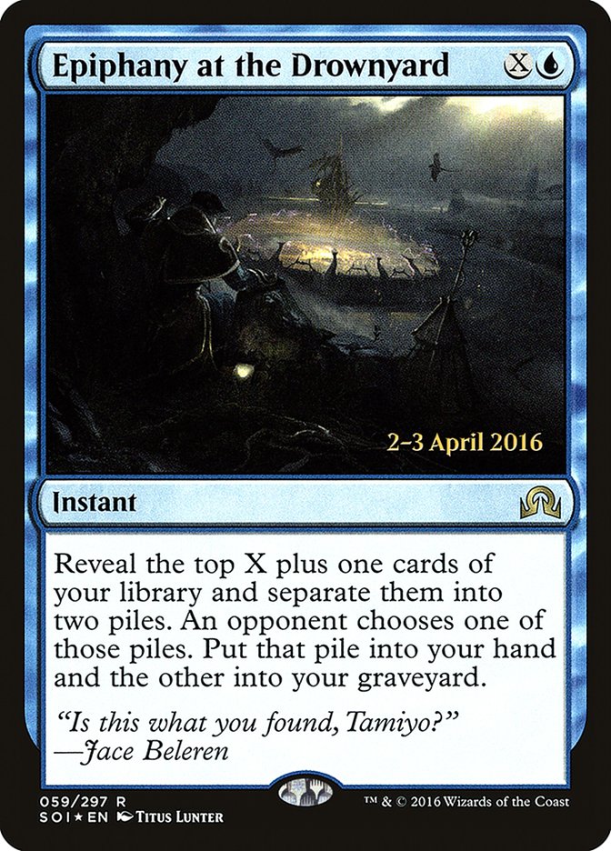 Epiphany at the Drownyard [Shadows over Innistrad Prerelease Promos] | Total Play