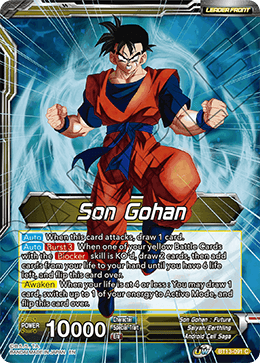 Son Gohan // 	SS Son Gohan, Hope of the Resistance (Common) (BT13-091) [Supreme Rivalry] | Total Play