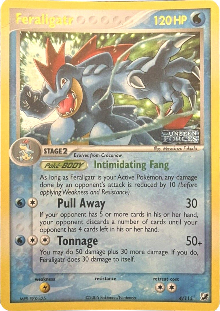 Feraligatr (4/115) (Stamped) [EX: Unseen Forces] | Total Play