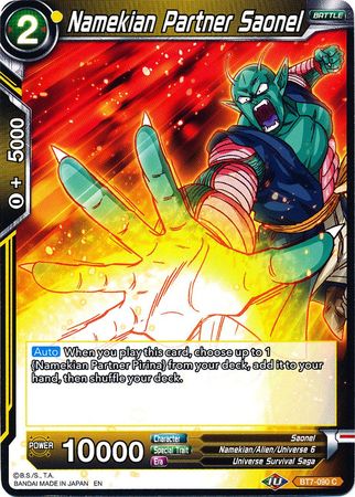 Namekian Partner Saonel (BT7-090) [Assault of the Saiyans] | Total Play