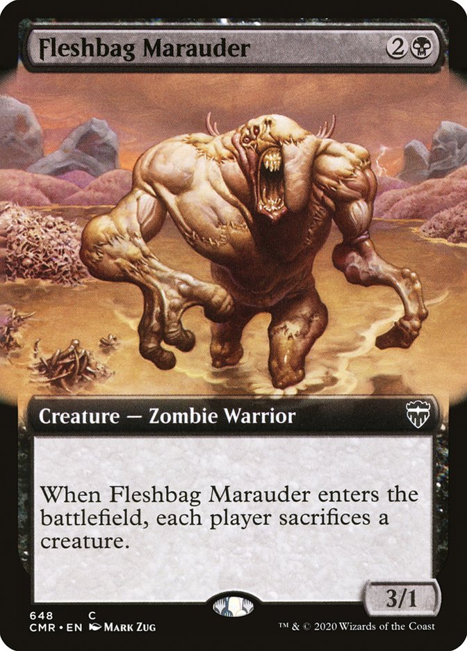 Fleshbag Marauder (Extended Art) [Commander Legends] | Total Play