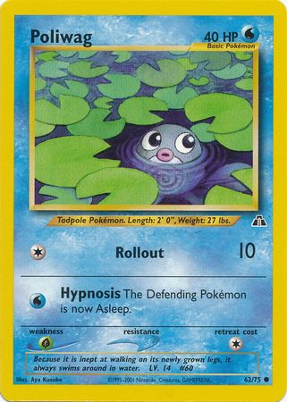 Poliwag (62/75) [Neo Discovery Unlimited] | Total Play
