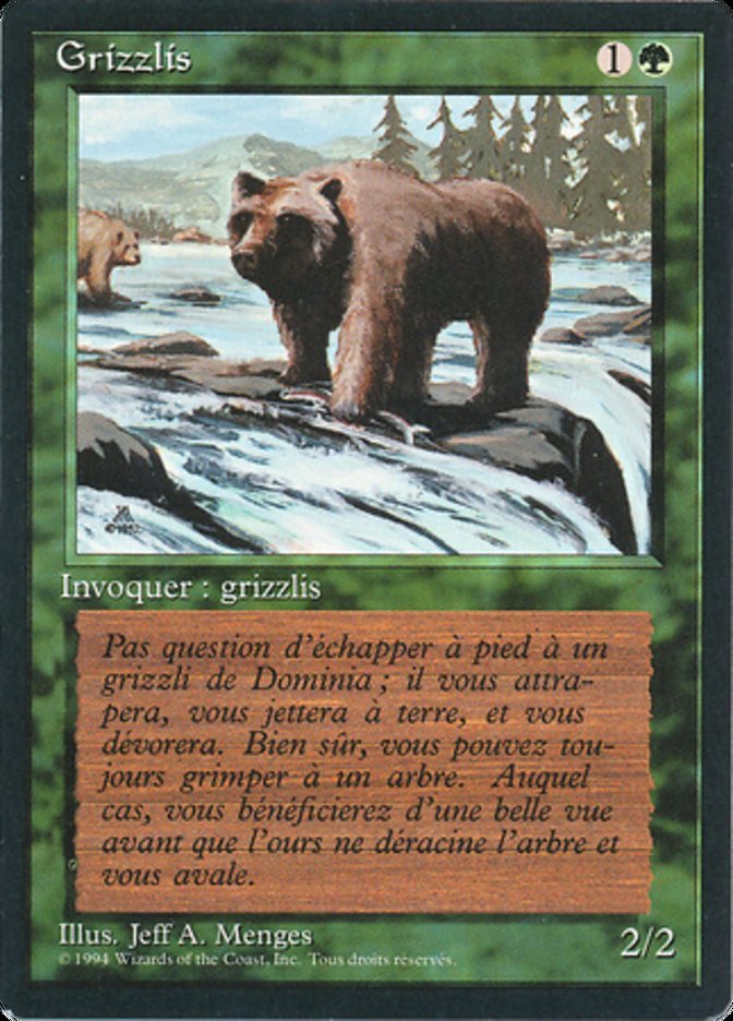 Grizzly Bears [Foreign Black Border] | Total Play