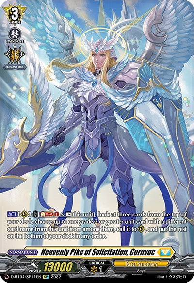 Heavenly Pike of Solicitation, Cornvoc (D-BT04/SP11EN) [Awakening of Chakrabarthi] | Total Play
