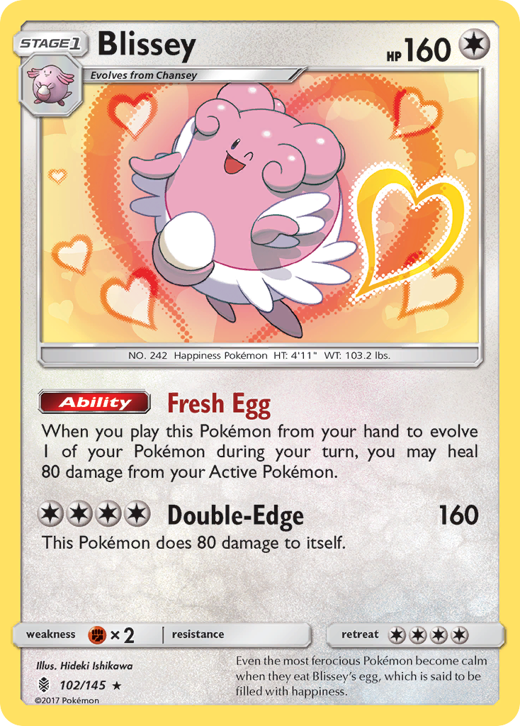 Blissey (102/145) [Sun & Moon: Guardians Rising] | Total Play