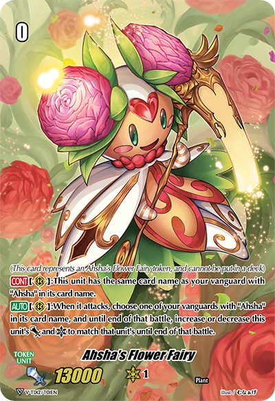 Ahsha's Flower Fairy (V-TD12/T01EN) [Ahsha] | Total Play