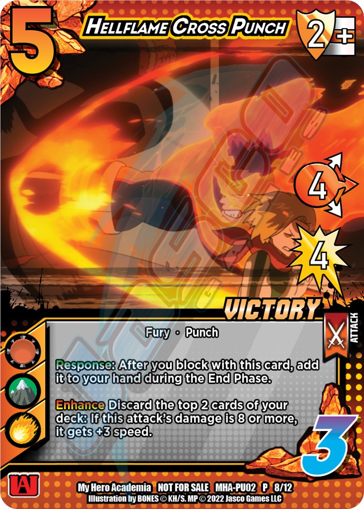 Hellflame Cross Punch (Victory) [Crimson Rampage Promos] | Total Play