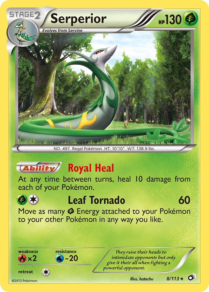 Serperior (8/113) [Black & White: Legendary Treasures] | Total Play