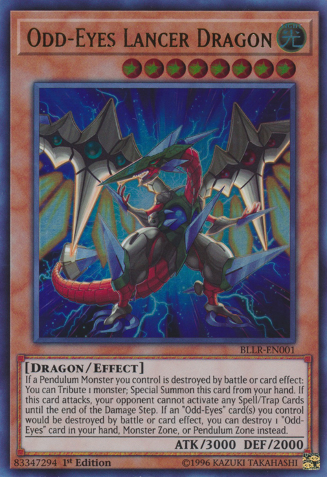 Odd-Eyes Lancer Dragon [BLLR-EN001] Ultra Rare | Total Play