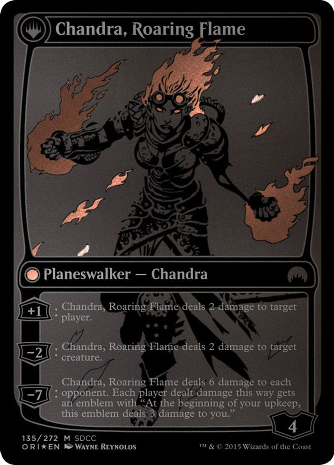 Chandra, Fire of Kaladesh // Chandra, Roaring Flame [San Diego Comic-Con 2015] | Total Play