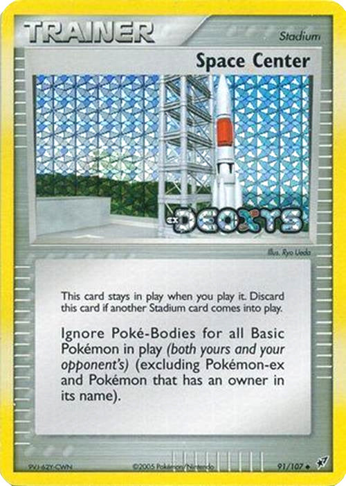 Space Center (91/107) (Stamped) [EX: Deoxys] | Total Play