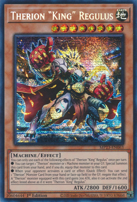 Therion "King" Regulus [MP23-EN063] Prismatic Secret Rare | Total Play