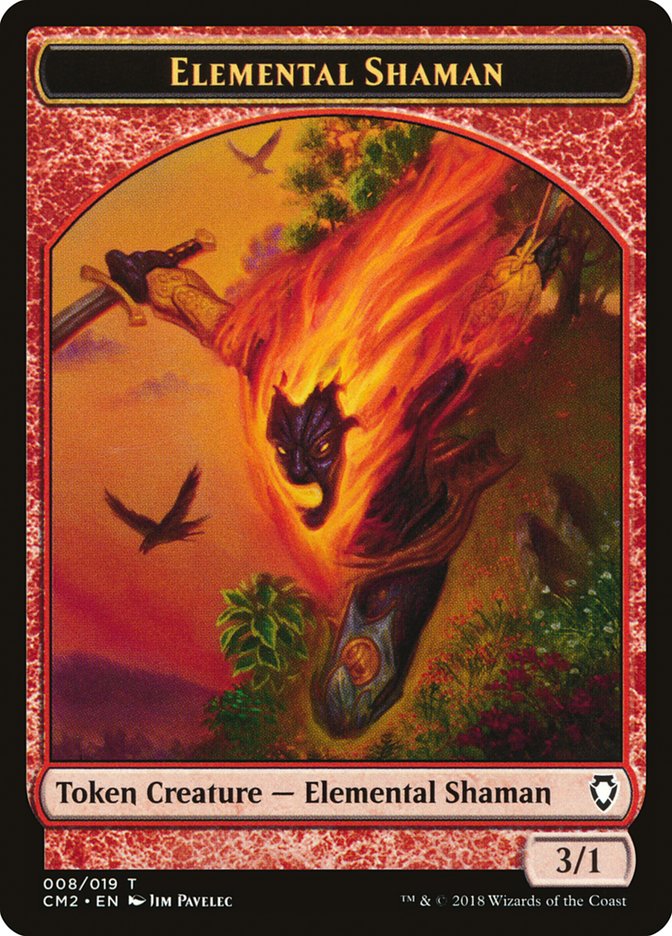 Elemental Shaman Token [Commander Anthology Volume II Tokens] | Total Play