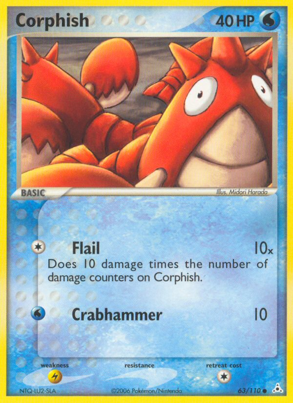 Corphish (63/110) [EX: Holon Phantoms] | Total Play