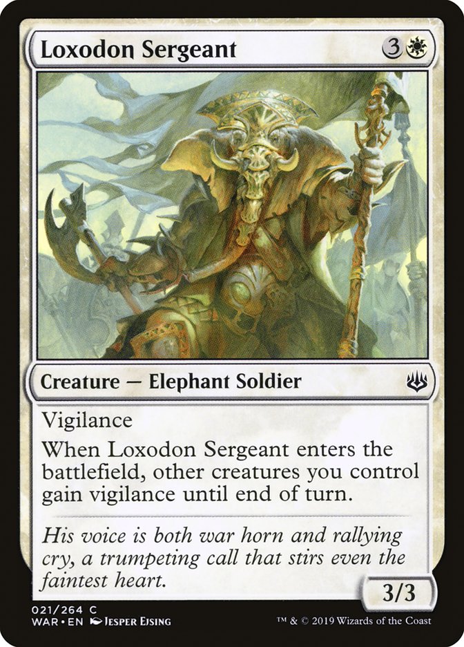 Loxodon Sergeant [War of the Spark] | Total Play