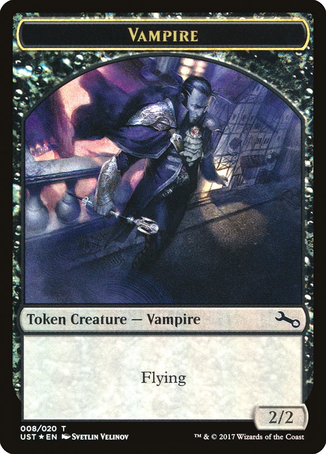 Vampire // Vampire Double-Sided Token [Unstable Tokens] | Total Play