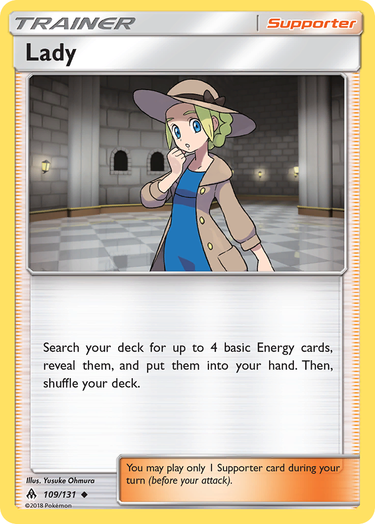 Lady (109/131) [Sun & Moon: Forbidden Light] | Total Play