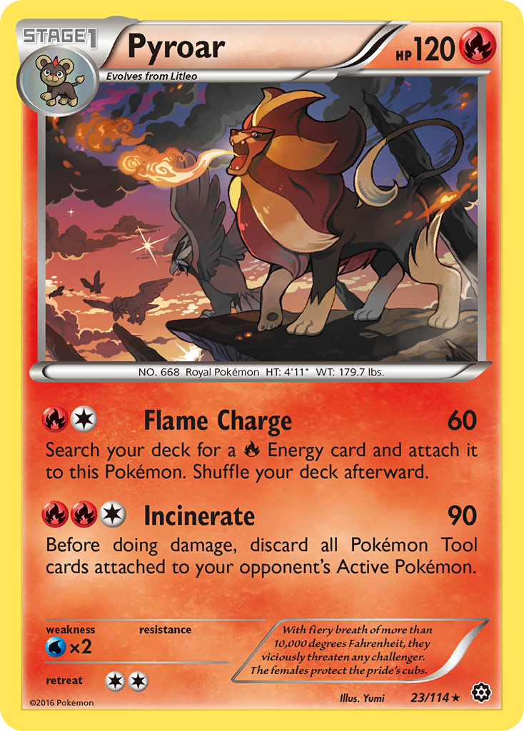 Pyroar (23/114) [XY: Steam Siege] | Total Play