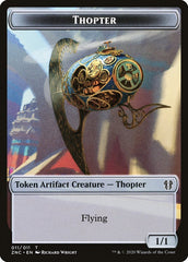 Faerie Rogue // Thopter Double-Sided Token [Zendikar Rising Commander Tokens] | Total Play