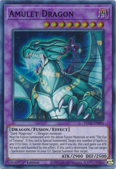 Amulet Dragon (Purple) [DLCS-EN005] Ultra Rare | Total Play