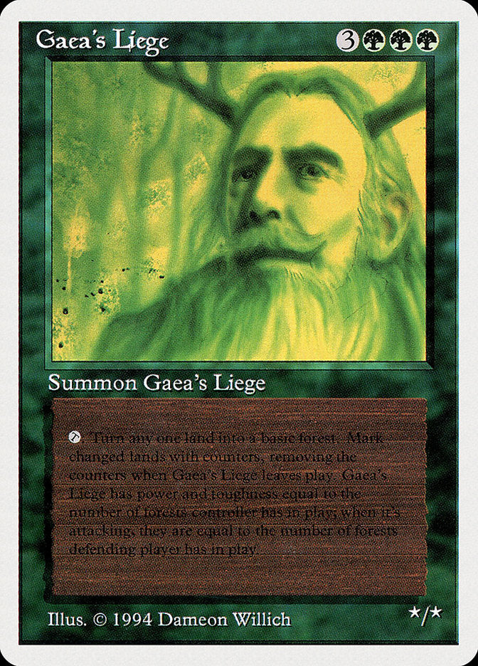 Gaea's Liege [Summer Magic / Edgar] | Total Play