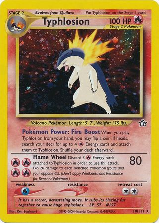 Typhlosion (18/111) [Neo Genesis Unlimited] | Total Play