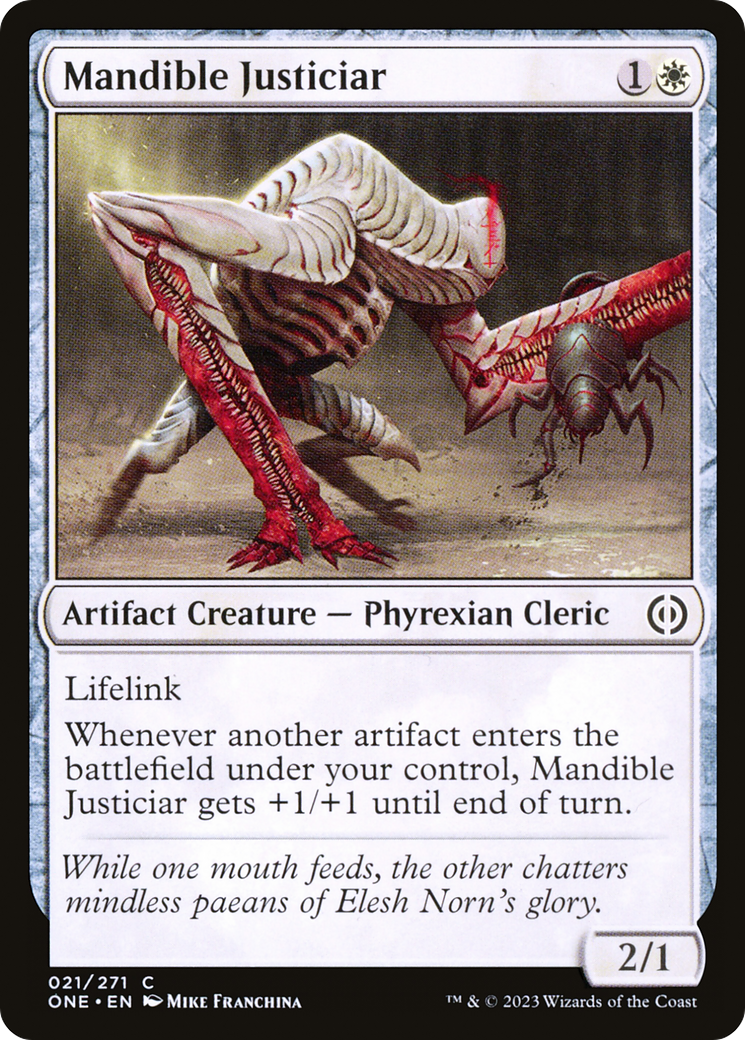 Mandible Justiciar [Phyrexia: All Will Be One] | Total Play