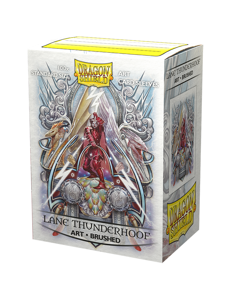 Dragon Shield: Standard 100ct Brushed Art Sleeves - Lane Thunderhoof | Total Play