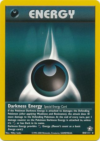 Darkness Energy (104/111) [Neo Genesis Unlimited] | Total Play