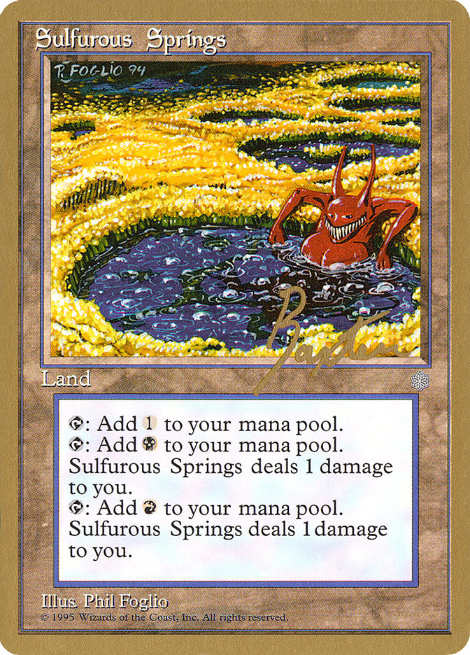 Sulfurous Springs (George Baxter) [Pro Tour Collector Set] | Total Play