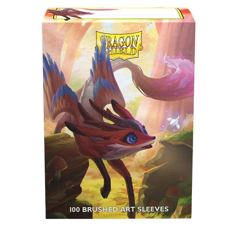 Dragon Shield: Standard 100ct Brushed Art Sleeves - The Fawnix | Total Play