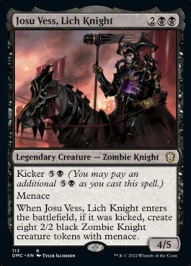 Josu Vess, Lich Knight [Dominaria United Commander] | Total Play
