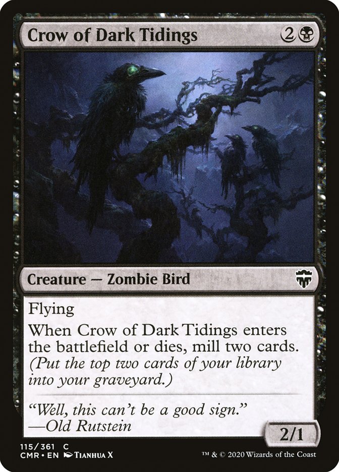 Crow of Dark Tidings [Commander Legends] | Total Play