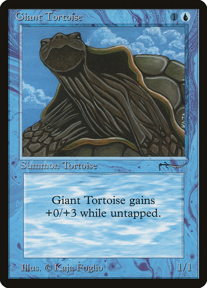 Giant Tortoise (Dark Mana Cost) [Arabian Nights] | Total Play