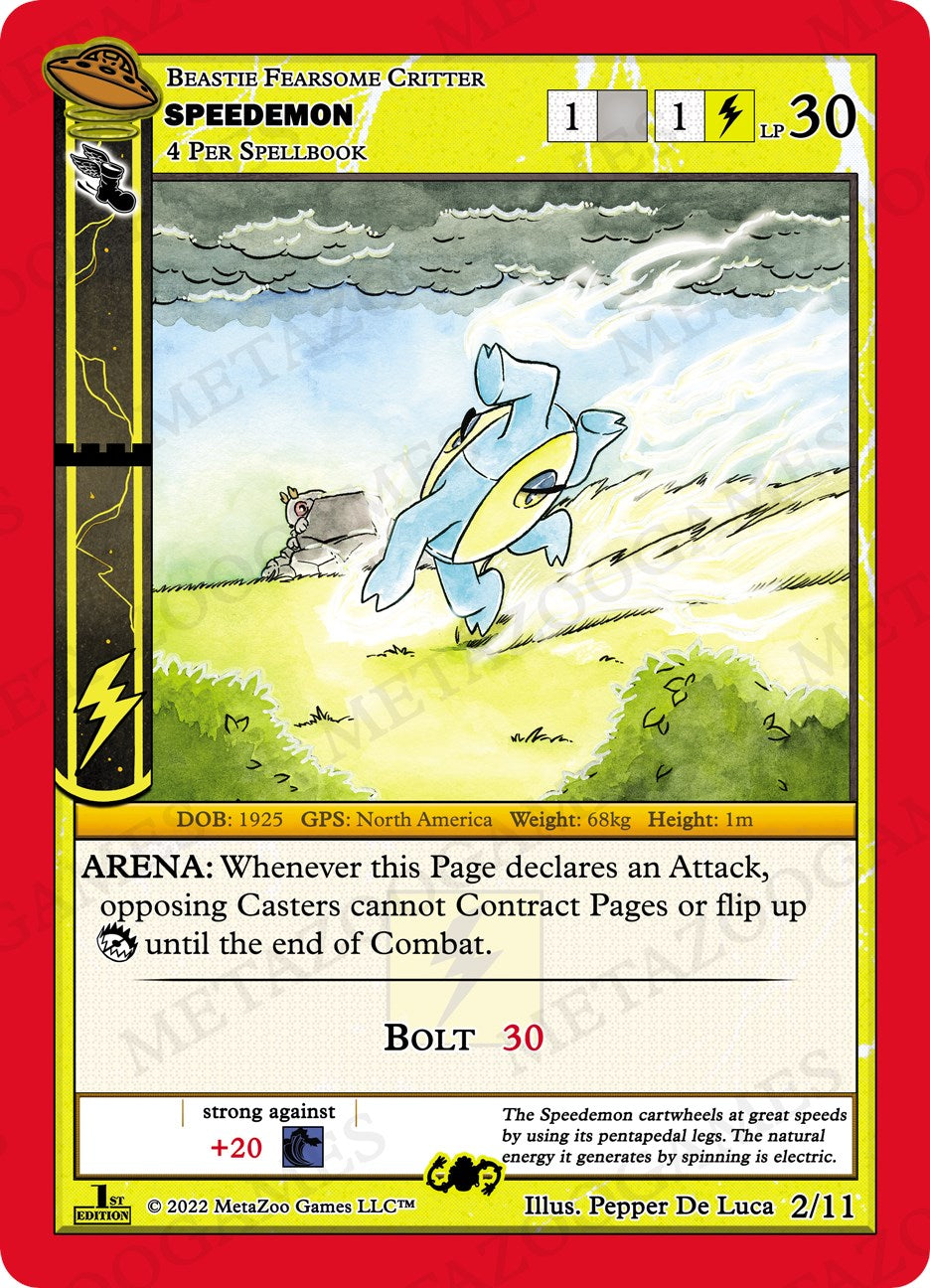 Speedemon [Cryptid Nation: UFO First Edition Tribal Theme Decks] | Total Play