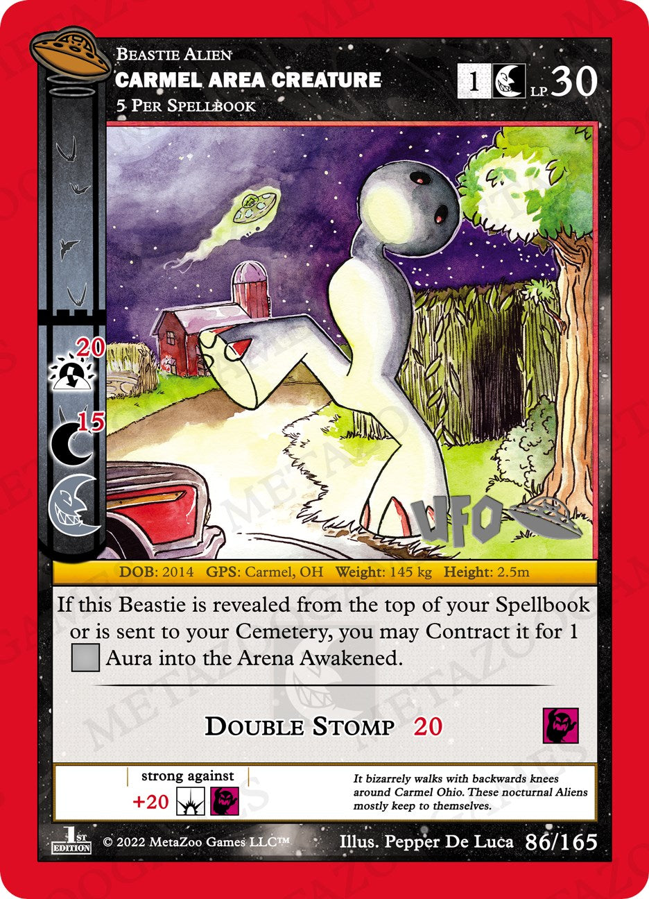 Carmel Area Creature [Cryptid Nation: UFO First Edition Spoiler Pack] | Total Play