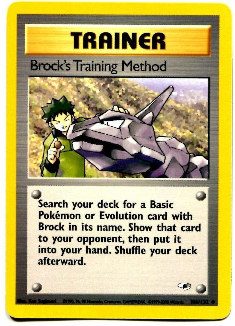 Brock's Training Method (106/132) [Gym Heroes Unlimited] | Total Play