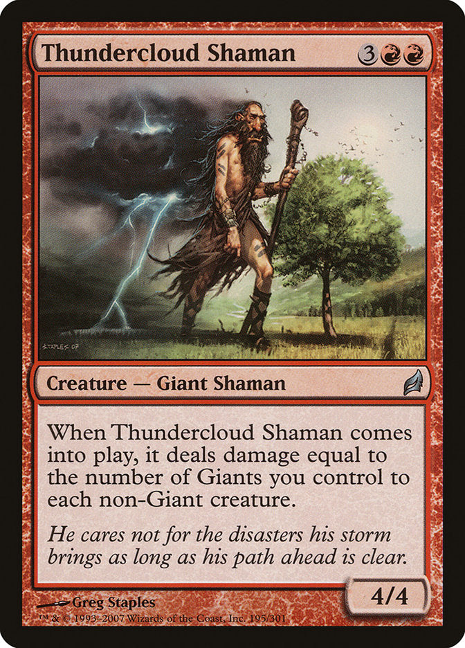 Thundercloud Shaman [Lorwyn] | Total Play