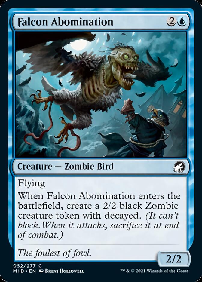 Falcon Abomination [Innistrad: Midnight Hunt] | Total Play