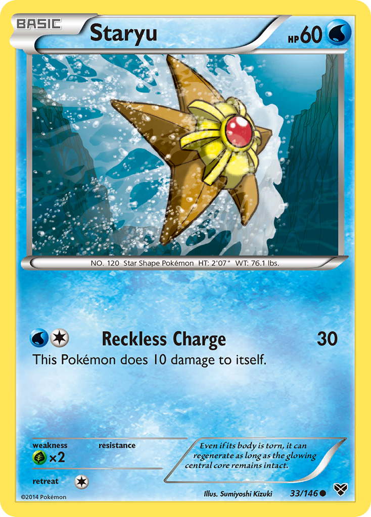 Staryu (33/146) [XY: Base Set] | Total Play