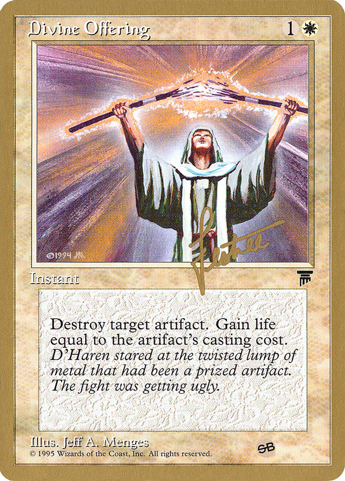 Divine Offering (Bertrand Lestree) (SB) [Pro Tour Collector Set] | Total Play