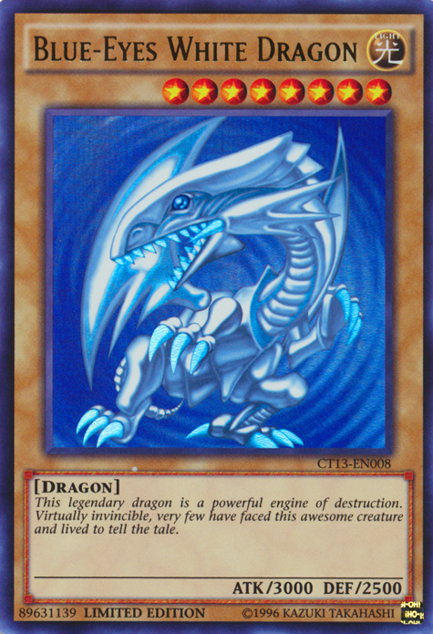 Blue-Eyes White Dragon [CT13-EN008] Ultra Rare | Total Play