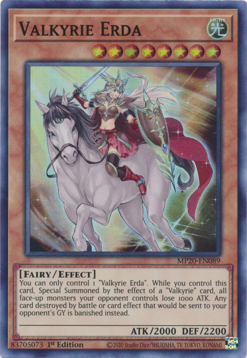 Valkyrie Erda [MP20-EN089] Super Rare | Total Play