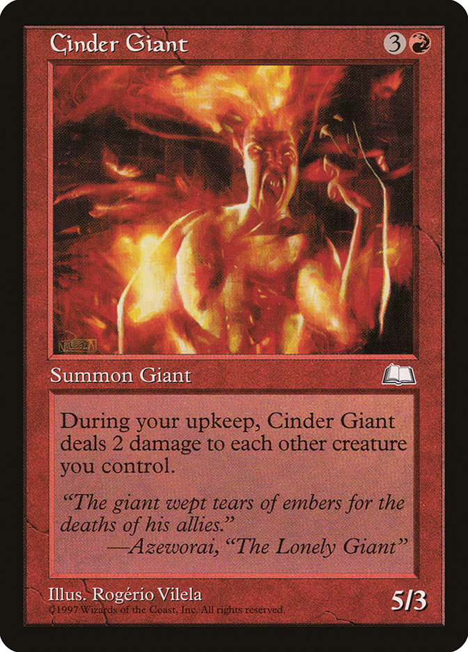 Cinder Giant [Weatherlight] | Total Play