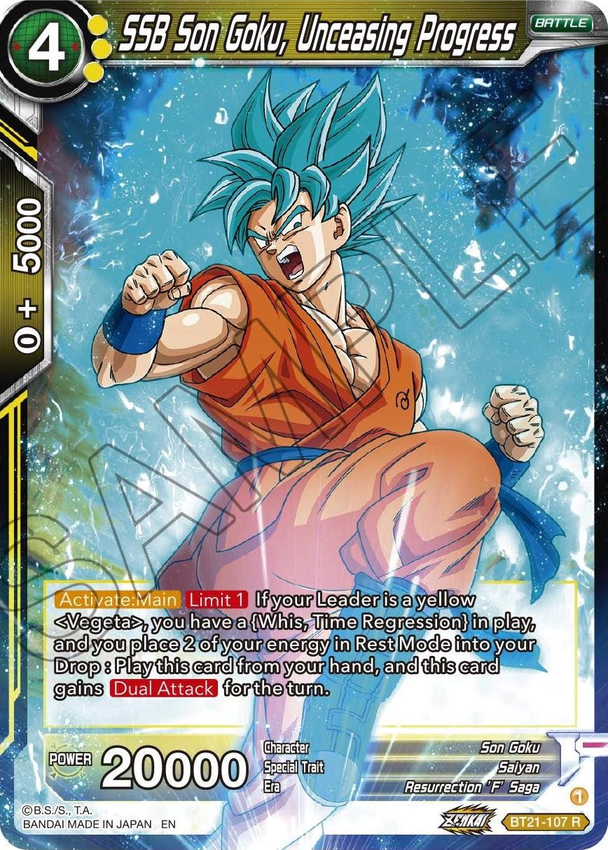 SSB Son Goku, Unceasing Progress (BT21-107) [Wild Resurgence] | Total Play