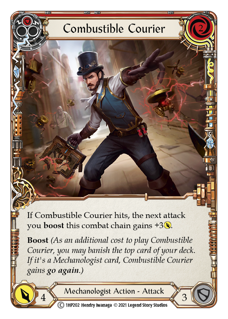 Combustible Courier (Red) [1HP202] (History Pack 1) | Total Play