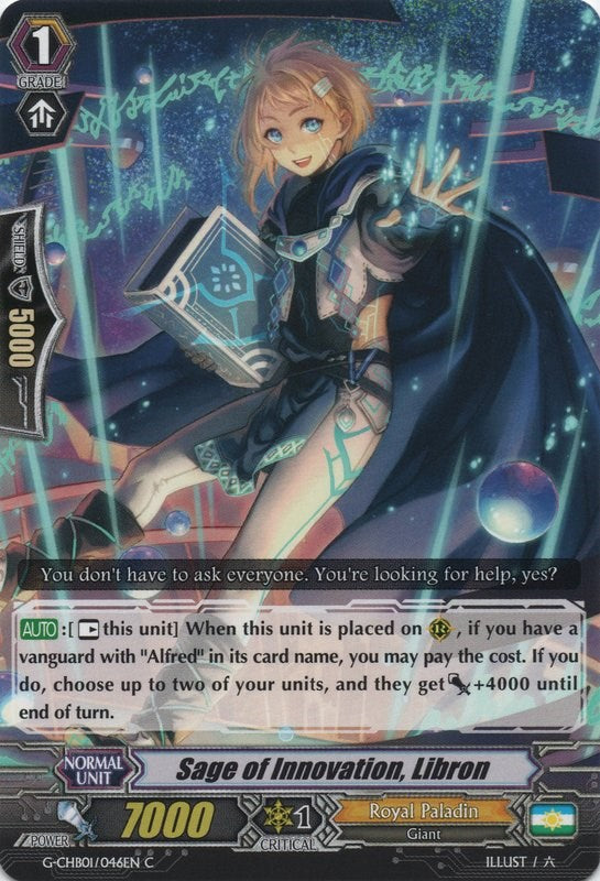 Sage of Innovation, Libron (G-CHB01/046EN) [TRY3 NEXT] | Total Play