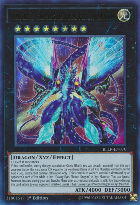 Number 62: Galaxy-Eyes Prime Photon Dragon [BLLR-EN070] Ultra Rare | Total Play